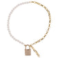 Sex & Mischief Pearl Day Collar - Pearl/Gold Necklace