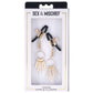 Sex & Mischief Verge Nipple Clamps - Gold Nipple Clamps - Set of 2