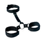 Sex & Mischief Shadow Neck and Wrist Restraint - Black Restraints