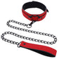 Sex & Mischief Amor Collar and Leash - Red Restraint