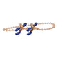 Sex & Mischief Cougar Chained Nipple Clamps - Gold Nipple Clamps with Cougar Chain