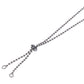 S&M Exs & Ohs Body Jewelry with Nipple Ties - Metal Chain with Nipple Ties