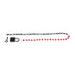 S&M Exs & Ohs Crystal Day Collar - Red/Black Collar Jewellery