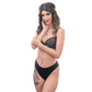 Sex & Mischief Satin Blindfold Black - Black Blindfold