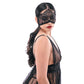 S&M Veiled Vision Lace Blindfold - Black Lace Blindfold