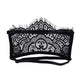 S&M Veiled Vision Lace Blindfold - Black Lace Blindfold