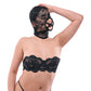 Sex & Mischief Lace Hush Hood - Black Hood