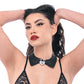 Sex & Mischief Heartbound Lace Day Collar - Black Submission Collar