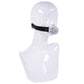Sex & Mischief Lace Silicone Breathable Ball Gag - Black/Grey Mouth Restraint