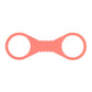 Sex & Mischief Peaches n CreaMe Large Silicone Cuffs - Peach Large Silicone Restraints