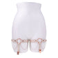 Sex & Mischief Peaches n CreaMe Pearl Garters - Peach / Rose Gold Garters with Pearls - Set of 2