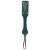 Sex & Mischief Indica Chain Impressions Paddle - Green/Gold Spanking Paddle