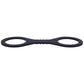 Sex & Mischief Shadow Small Silicone Cuffs - Black Small Restraints
