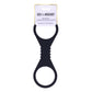 Sex & Mischief Shadow Large Silicone Cuffs - Black Large Restraints
