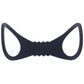 Sex & Mischief Shadow Large Silicone Cuffs - Black Large Restraints