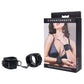 SPORTSHEETS Velvet Noir Handcuffs - Black Adjustable Cuff Restraints