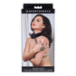 SPORTSHEETS Velvet Noir Collar & Removable Clamps - Black Neck & Nipple Restraints