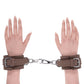 SPORTSHEETS Signature Dawn Dream Handcuffs - Tan Adjustable Restraints