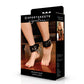SPORTSHEETS Signature Midnight Muse Ankle Cuffs - Black Adjustable Leg Restraints