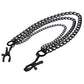 SPORTSHEETS Signature Midnight Muse exCHAINgeable Nipple Jewelry - Black Nipple Clamps with Chain