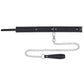 SPORTSHEETS Signature Midnight Muse Collar & Leash - Black Adjustable Restraint