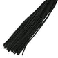 Sex & Mischief Noir Whip - Black 40 cm Rubber Whip