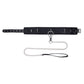 EDGE Collar & Leash - Black Neck Restraint with Heavy Duty Metal Leash