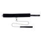 EDGE Collar & Leash - Black Neck Restraint with Heavy Duty Metal Leash