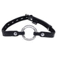EDGE Interchangeable Ring Gag - Black Mouth Gag Restraint with 2 Interchangeable Pieces