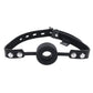EDGE Silicone Ring Gag - Black Mouth Restraint