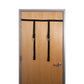EDGE Adjustable Door Restraints - Black Restraints (Cuffs not included)