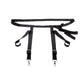 EDGE Adjustable Door Restraints - Black Restraints (Cuffs not included)