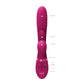 VIVE Ena - Pink - Pink 25 cm USB Rechargeable Thrusting Vibrator with Air Wave Stimulator