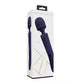 VIVE Kiku - Purple - Purple 25.2 cm USB Rechargeable Dual End Massage Wand with Flapping Tip